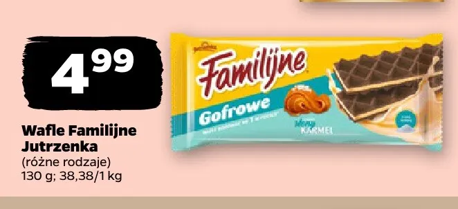 Wafle Familijne Jutrzenka promocja w Netto