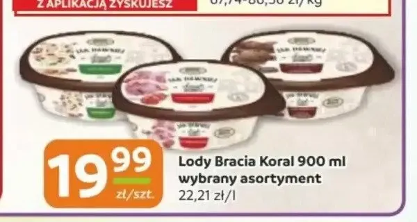 Lody Bracia Koral promocja w Gama