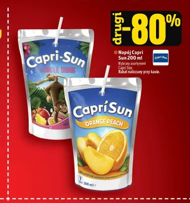 Napój Capri-Sun Jungle Drink promocja w TOPAZ
