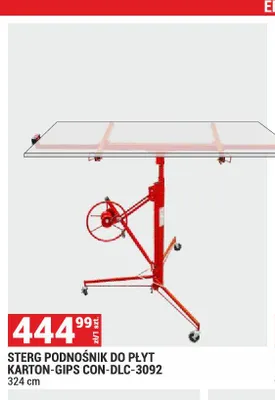 Podnośnik do płyt karton-gips STERG CON-DLC-3092 324cm promocja w Merkury Market