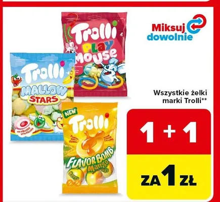 Żelki Trolli promocja w Carrefour Market