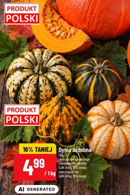 Dynia ozdobna promocja w POLOmarket