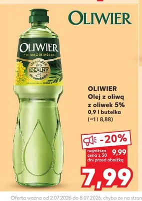 Olej z oliwą z oliwek 5% Oliwier promocja w Kaufland