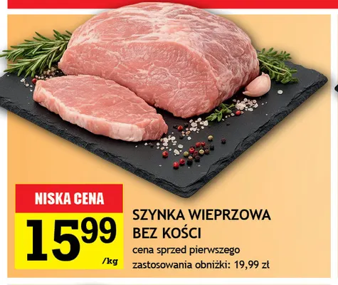 Szynka wieprzowa bez kości promocja w Gram Market