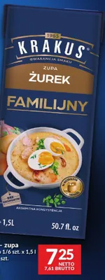 Żurek zupa familijny Krakus promocja w Makro