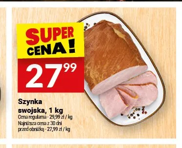 Szynka swojska promocja w Twój Market