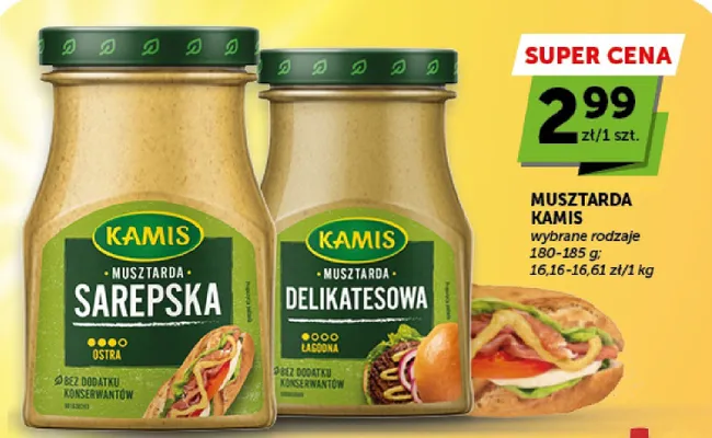 Musztarda Sarepska Kamis promocja w ABC
