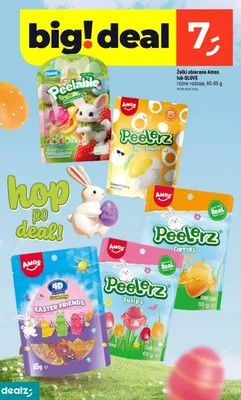 Żelki obierane różne rodzaje promocja w Dealz