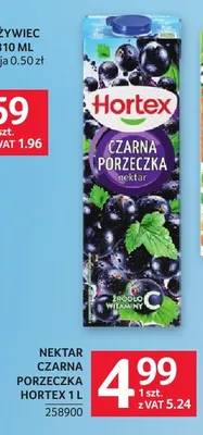 Nektar czarna porzeczka Hortex promocja w Selgros