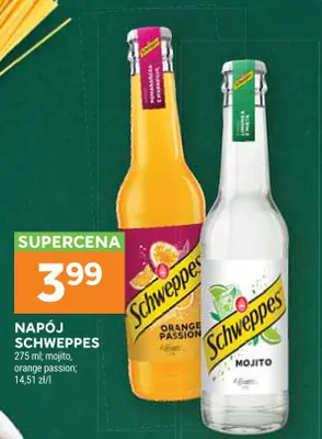 Napój gazowany Schweppes mojito promocja w Stokrotka