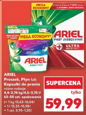 Płyn do prania różne rodzaje promocja w Kaufland