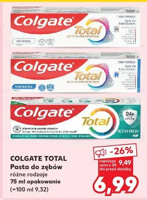 Pasta do zębów różne rodzaje promocja w Kaufland