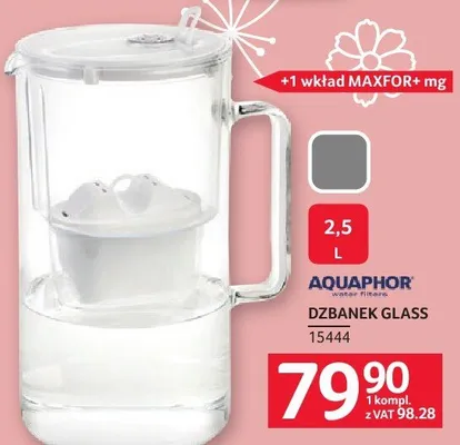 Dzbanek filtrujący Aquaphor Glass promocja w Selgros