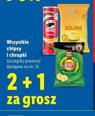 Chipsy i chrupki promocja w Lidl