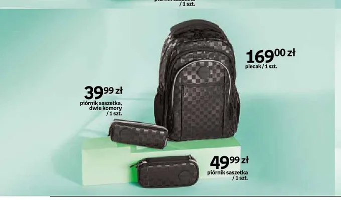 Piórnik saszetka dwukomorowy BackUP promocja w Empik