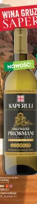 Wino białe Saperuli Pirosmani promocja w Intermarche