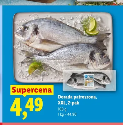 Dorada patroszona XXL Marinero 2-pak promocja w Lidl