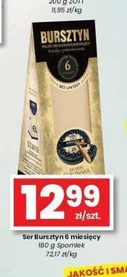 Ser Bursztyn dojrzewający 6 miesięcy Spomlek promocja w emma MARKET
