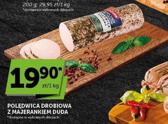 Polędwica drobiowa z majerankiem Duda promocja w Euro Sklep