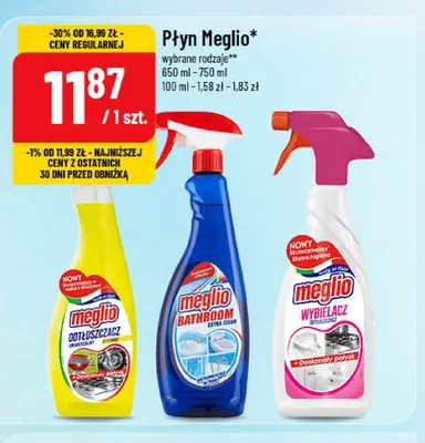 Płyn odtłuszczacz Meglio Uniwersalny cytrynowy promocja w POLOmarket