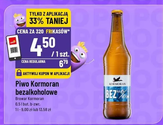 Piwo Kormoran bezalkoholowe promocja w POLOmarket