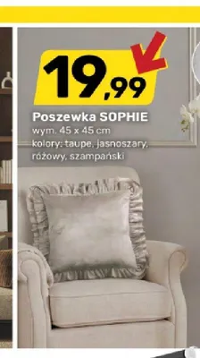Poszewka SOPHIE promocja w Bricomarche