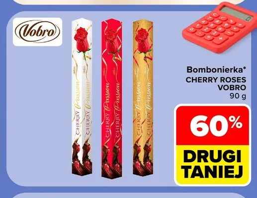 Bombonierka Cherry Roses Vobro promocja w Carrefour Market