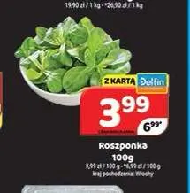 Roszponka promocja w Delfin