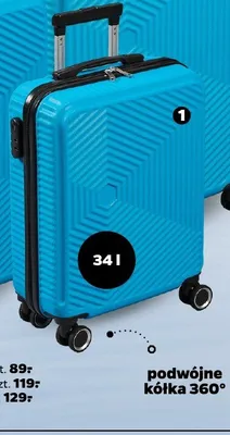 Walizka 20" 34 l promocja w Netto