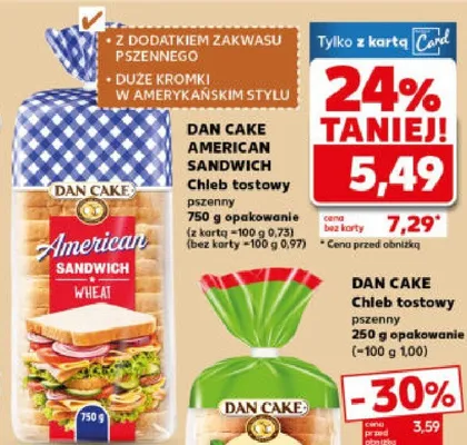 Chleb tostowy pszenny 750g opakowanie promocja w Kaufland