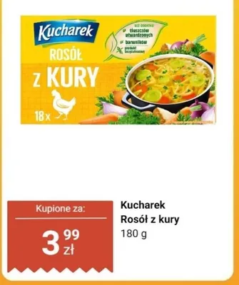 Rosół z kury Kucharek promocja w Dino