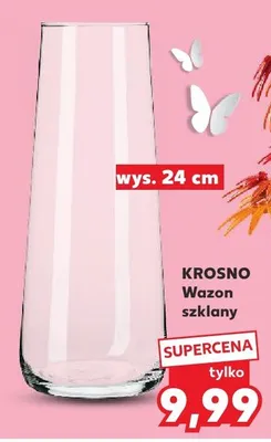 Wazon szklany promocja w Kaufland
