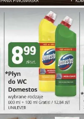 Płyn do WC Domestos promocja w Marketvita