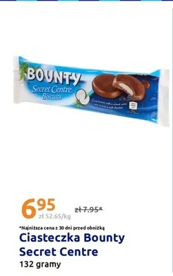 Ciasteczka Bounty Secret Centre promocja w Action