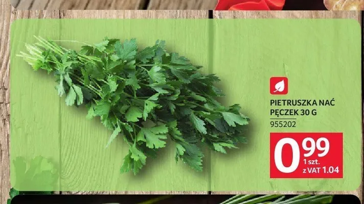 Pietruszka nać pęczek promocja w Selgros