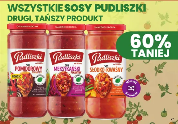 Sos słodko-kwaśny Pudliszki promocja w Dino