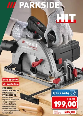 Piła tarczowa PPHKS 1800 A2, moc 1800 W, dł. kabla 5 m promocja w Kaufland