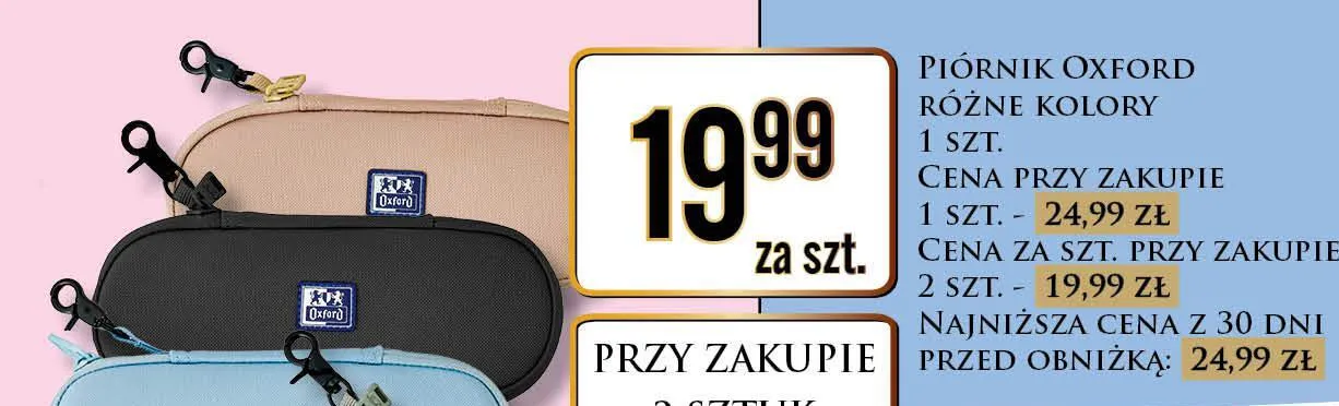 Piórnik Oxford promocja w Dino