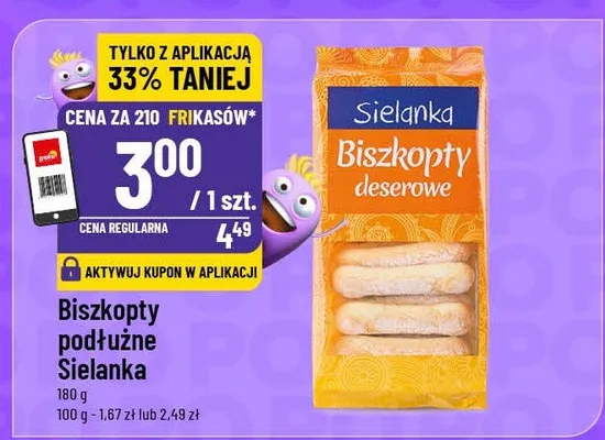 Biszkopaty podłużne promocja w POLOmarket