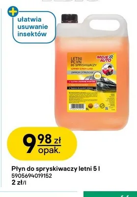Płyn do spryskiwaczy letni Aura nano promocja w Castorama