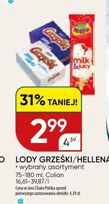 Lody Hellena promocja w Chata Polska
