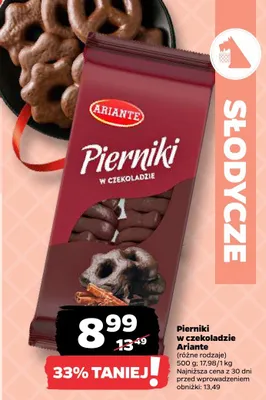 Pierniki w czekoladzie mlecznej Conchador promocja w Netto
