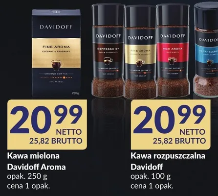 Kawa rozpuszczalna Davidoff promocja w Makro