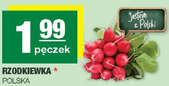 Rzodkiewka polska promocja w SPAR