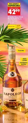 Brandy Napoleon Recherché Pons 36% promocja w Biedronka