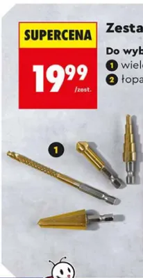 Wiertła wielofunkcyjne HSS do metalu i drewna, 4 szt. promocja w Biedronka