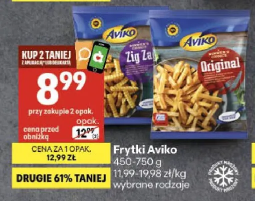 Frytki Aviko promocja w Delikatesy Centrum