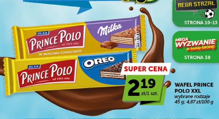 Wafel Prince Polo XXL Oreo promocja w ABC