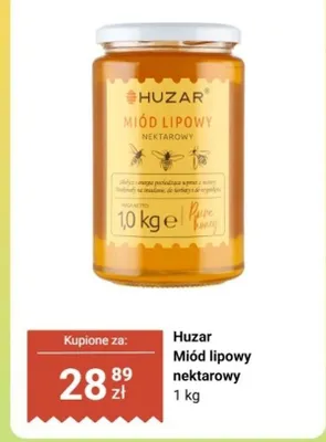 Miód lipowy nektarowy 1 kg promocja w Biedronka