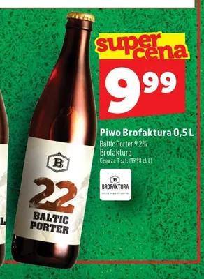 Piwo Brofaktura Baltic Porter promocja w TOPAZ